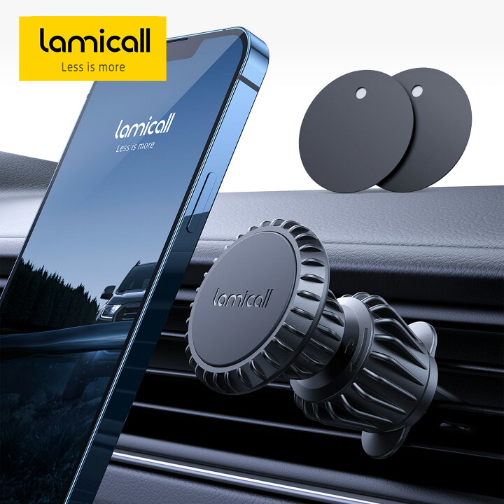 楽天市場】【1年保証】Lamicall 公式 マグネット式 車載ホルダー 360 