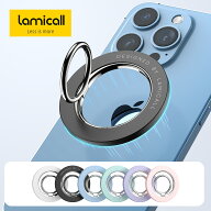 【15日限定10％OFFクーポン】MagSafe対応 スマホリング 360度回転 マグネット式 マグセーフ 磁石 Lamical…