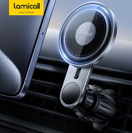【1年保証】Lamicall 公式 MagSafe対応 マグネット 車載ホルダー アルミ合金製 車載スマホホルダー 360°…