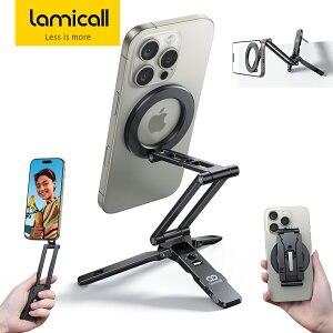 �y�}���\�����Ԍ��艿�i�zMagsafe�Ή� �X�}�z �O�r �X�^���h �X�}�z�z���_�[ ��� Lamicall �܂��� �~�j ���B�� �z���_�[ �B�e �}�O�l�b�g ���@�\ �g�� ���� �Œ� 360�x��] �A�C�z�� �����^�� 