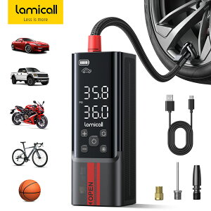 �y1�N�ۏ؁z�d����C���� Lamicall 10�b�[�U ���i���[ 5000mAh ��e�� ��C���� �����G�A�z�[�X ������ ���]�� �o�C�N �I�[�g�o�C �^�C�� ������ �G�A�|���v �G�A�R���v���b�T�[ �[�d�� �������C