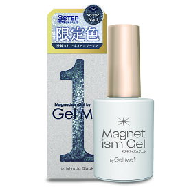 【2025秋限定色】 ジェルミーワン マグネティズムジェル 12 ミスティックブラック GelMe1 ジェルネイル