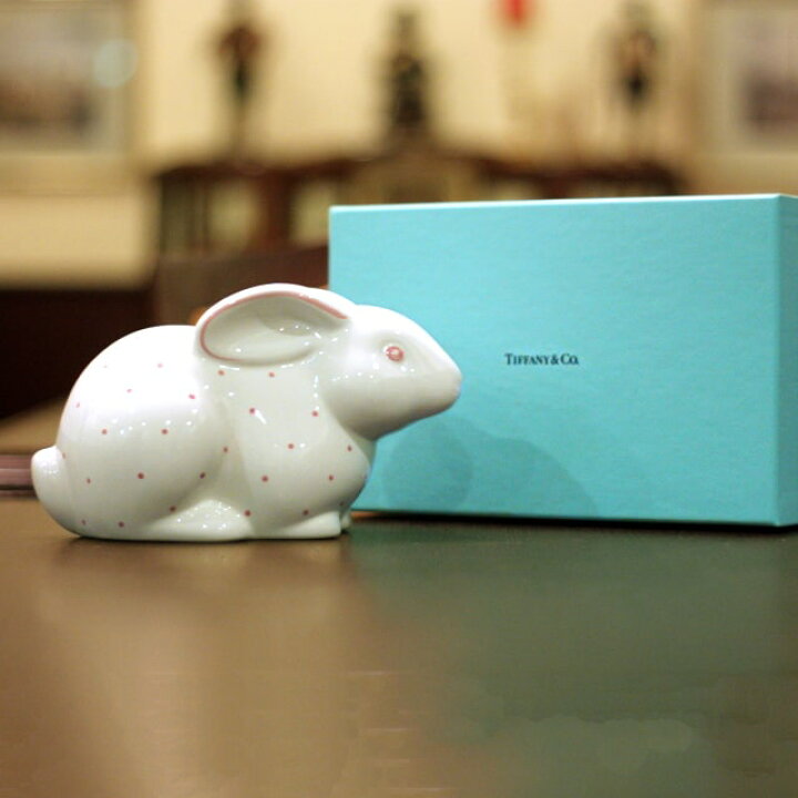 楽天市場】Tiffany（ティファニー）ピンクラビット貯金箱 tf-84（箱 