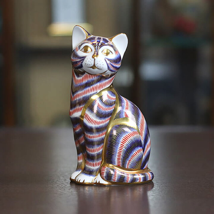 楽天市場】【中古】Royal Crown Derby（ロイヤルクラウンダービー）猫 
