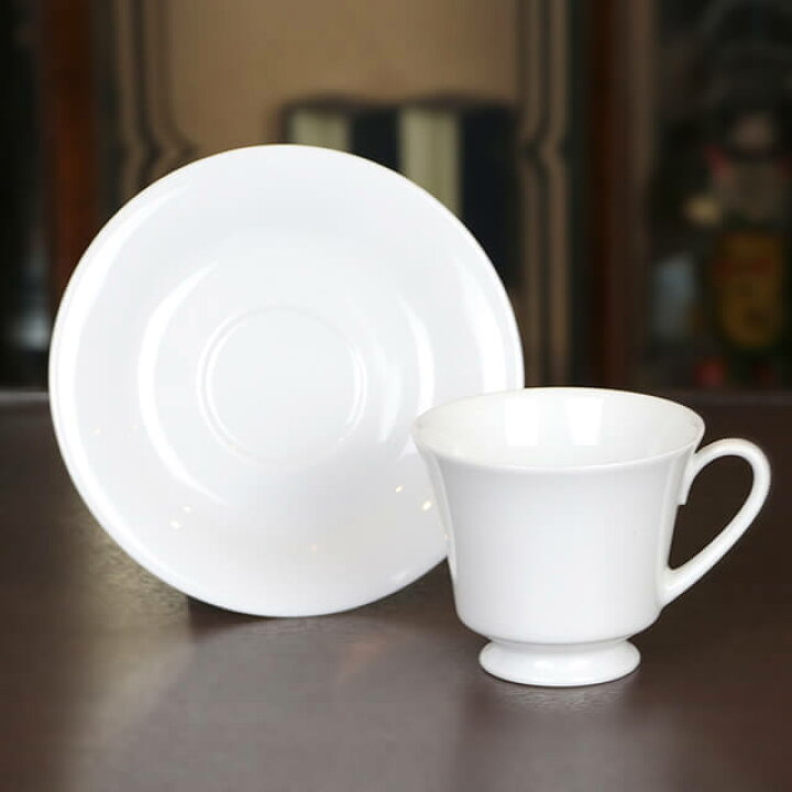 楽天市場】ティーカップ＆ソーサー6客セット（無地）/業務用食器/国産 