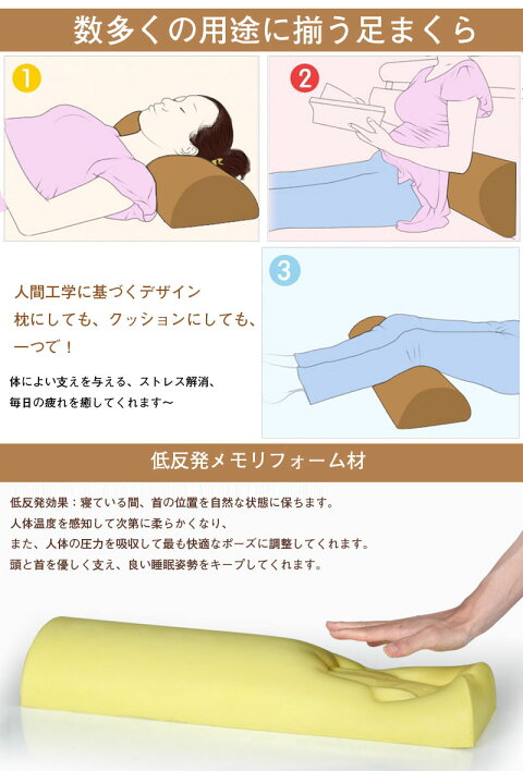 楽天市場 足枕 むくみ 低反発 足まくら 腰痛 レッグクッション 枕 足楽 お昼寝枕 足上げ 足用ピロー 脚まくら 脚上げ 腰用クッション 脚のせ ピロー ネックピロー 腰まくら 腰枕 ごろ寝 ごろ寝枕 低反発メモリフォーム材 人間工学設計 癒しのふくらはぎ枕 送料無料 Modanic