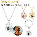 【5日限定10％OFFクーポン】【写真入り】写真をもとに作るオーダーメイド ネックレス 写真投影 チタン鋼 犬 猫 ペット…