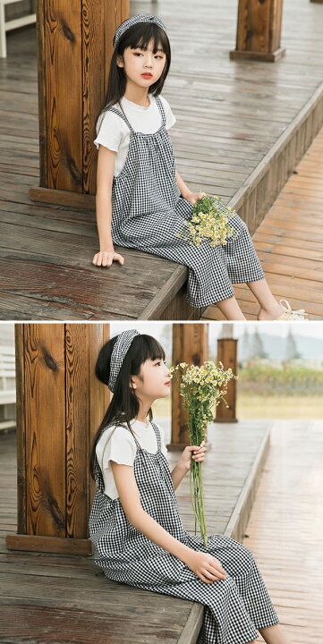 楽天市場】サロペット パンツ 女の子 セットアップ 2点セット 子供服 T 