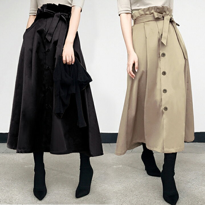 楽天市場】トレンチスカート 春服 レディース フレアスカート Aライン  