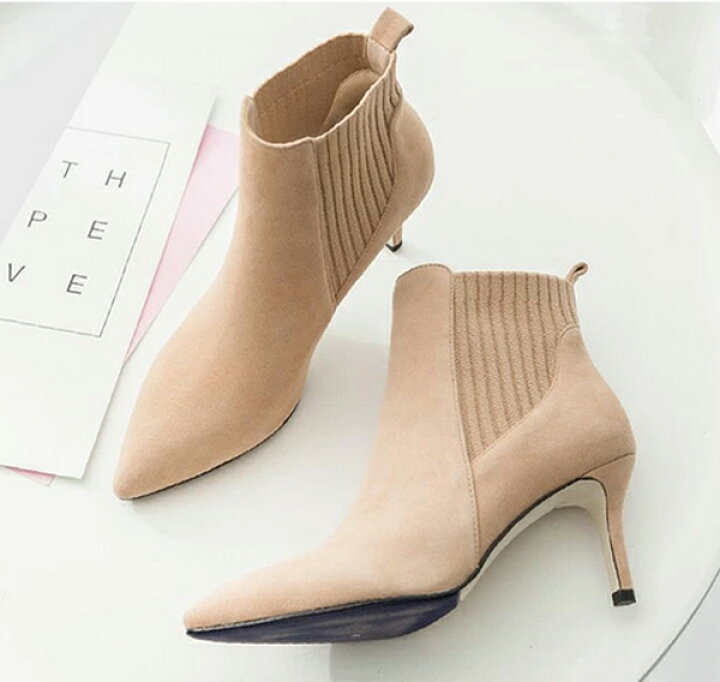 楽天市場 ショートブーツ ピンヒール レディース ブーツ ポインテッドトゥ ブーツ 履き口ニット ヒール高さ7cm ピンヒールブーツ スエード素材 レディース ショートブーツ 美脚 カジュアル オールシーズン オフィス 痛くない 疲れにくい Modanic 楽天市場 ショートブーツ ピンヒール レディース ブーツ ポインテッドトゥ ブーツ 履き口ニット ヒール高さ7cm ピンヒールブーツ スエード素材 レディース ショートブーツ 美脚 カジュアル オールシーズン オフィス 痛くない 疲れにくい Modanic