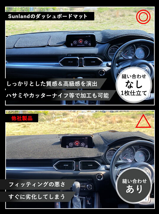 トヨタ Rav4 ラヴフォー Sunland 専用 mc後 Xa50 全グレード 現行 ダッシュマット ダッシュボードマット サンランド