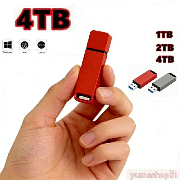 ポータブルSSD 外付けSSD 外付けハードディスク 500GB 1TB 2TB 4TB 超薄型ポータブル ハードディスク 静音 コンパクト 小型 高速転送 Longboard