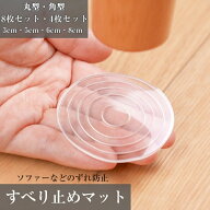 ＼在庫処分価格・2個目半額OFFクーポン／ ソファ滑り止め 目立たない透明型 3cm 6cm 8cm ソファ 足 滑り…