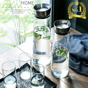 \楽天1位/ガラス ピッチャー 蓋付き 1リットル 1l 麦茶ポット ドアポケット 耐熱 食洗器対応 麦茶 水 ポット 冷蔵庫 ドアポケット 水差し ボトル スリム 冷茶 ジャグ 洗える ウォーターピッ