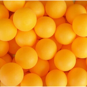 ピンポン球 プラスチックボール 収納袋付き 200個入り イベント・レジャー用 オレンジ ホワイト ロゴ無し