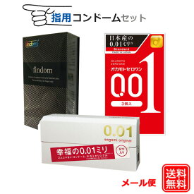 指用 コンドームセット フィンドム 炭成分配合（12個入） オカモト001（3個入） サガミオリジナル001（5個入）指専用 フィンガー こんどーむ スキン アダルトサック condom メール便 送料無料