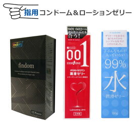 指用 コンドーム ローションゼリー セット フィンドム 炭成分配合（12個入） オカモトゼロワン潤滑ゼリー サガミ99％水潤滑ゼリー 指専用 フィンガー こんどーむ スキン アダルトサック condom 送料無料