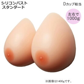 シリコンバスト 左右で 1000g（500g×2） Dカップ 人工乳房 偽乳 胸 やわらか フィット スタンダード おっぱい リアル 女装 コスプレ 仮装 変装 グッズ バストアップ 医療用 男性用 女性用