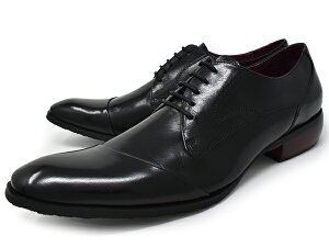 Bump N' GRIND バンプ アンド グラインド メンズ ビジネスシューズ 本革 ロングノーズ スクエアトゥ 紐 革靴 紳士靴 ブラック BG-6070 BLACK 黒 ドレスシューズ 送料無料 就活 靴 くつ 結婚式 カジュ