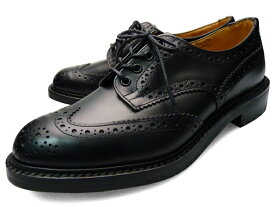 TRICKER'S BOURTON BLACK M5633トリッカーズ カントリーブローグシューズ ウイングチップ ブラック・ボックスカーフ TRICKERS ダイナイトソール 【送料無料】 靴 くつ