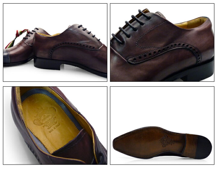 楽天市場】OROBIANCO SEMI BROGUE SHOES MONZA BLU オロビアンコ 