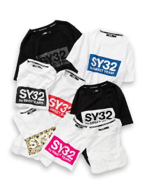 Tシャツ 半袖 ロゴ メンズ レディース S/M/L/XL/XXL/XXXL/XXXXL LL/3L/4L/5L ◆COLOR BOX LOGO TEE◆ SY32 by SWEET YEARS エスワイサーティトゥバイスウィートイヤーズ　 [TNS1724J]