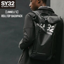 リュック バックパック マイケルリンネル コラボ 軽量 撥水 FREE ◆【LINNELL'S】×ROLLTOP BACKPACK◆ SY32 by SWEET YEARS エスワイサーティトゥバイスウィートイヤーズ [12595]