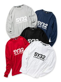 Tシャツ 長袖Tシャツ ロンT ベーシック ロゴ S/M/L/XL/XXL LL/3L ◆BASIC LOGO L/S TEE◆ SY32 by SWEET YEARS エスワイサーティトゥバイスウィートイヤーズ [TNS1781J]