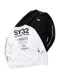Tシャツ 長袖Tシャツ ロンT ルーズシルエット ロゴ S/M/L/XL/XXL LL/3L ◆LOOSE SILHOUETTE GIOCATORE L/S TEE◆ SY32 by SWEET YEARS エスワイサーティトゥバイスウィートイヤーズ [TNS1787J]