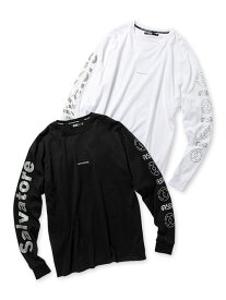 Tシャツ 長袖 ロンングスリーブ ルーズシルエット リフレクタープリント S/M/L/XL/XXL LL/3L ◆LOOSE SILHOUETTE SALVATORE L/S TEE◆ SY32 by SWEET YEARS エスワイサーティトゥバイスウィートイヤーズ [TNS1788J]