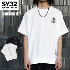 Tシャツ 半袖 吸汗速乾 ルーズシルエット NEW TYPE NEO S/M/L/XL/XXL LL/3L ◆FUNCTION TEE◆ SY32 by SWEET YEARS エスワイサーティトゥバイスウィートイヤーズ [12060NT]