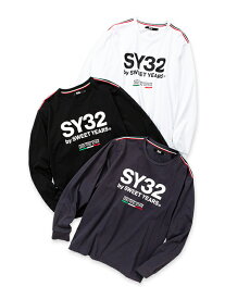 Tシャツ 長袖 長袖Tシャツ ロングスリーブ オーガニックコットン使用 S/M/L/XL/XXL LL/3L ◆TRICOLORE L/S TEE◆ SY32 by SWEET YEARS エスワイサーティトゥバイスウィートイヤーズ [13601]