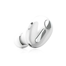 エレコム ヘッドセット Bluetooth 片耳 ハンズフリー Type-C ホワイト LBT-HSC30MPWH(1個) ワイヤレスイヤホン イヤフォン 完全ワイヤレス 片耳 インナーイヤー型 自動ペアリング 高品質 高音質 低音 アンドロイド アイフォン タブレット ipad pc パソコン タイプC