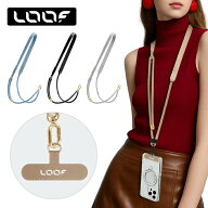 LOOF スマホストラップホルダー 全機種対応 スマホ ショルダーストラップ ネックストラップ 長さ調整可能…