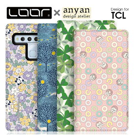 LOOF × anyan TCL 10 Lite Pro 手帳型 ベルト無し ケース 右利き ブック型ケース 財布型 カバー シンプル 軽量 手帳型カバー 手帳型ケース カード収納 カードポケット スタンド