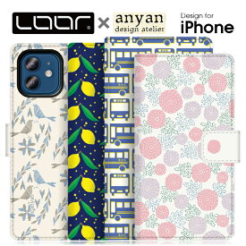 LOOF × anyan iPhone15 15Pro iPhone14 Pro Max Plus ケース 手帳型 iPhone 14 Promax iPhoneSE 第3世代 iPhone13 iPhone12 mini Pro Max SE 第2世代 iPhone 14 13Pro 12Pro 11 11Pro Max X Xs Max XR 8 7 Plus スマホケース ベルトなし カード収納