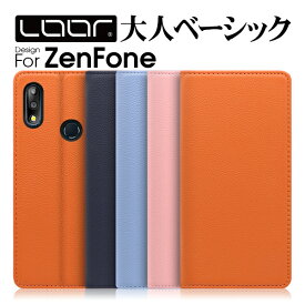 LOOF PASTEL Zenfone 9 8 Flip 7Pro 7 6 Edition 30 ケース カバー Zenfone Max Pro Max Plus M2 M1 Live L1 5 5Q 5Z 4 Max Zenfone9 Zenfone8 Flip Zenfone7 Pro Zenfone6 ケース カバー 手帳型 スマホケース カード収納 カードポケット スタンド シンプル