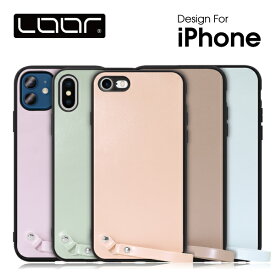 LOOF MACARON-SHELL iPhone15 15Pro iPhone14 Pro Max Plus ケース iPhone SE 第3世代 iPhone13 iPhone12 iPhone11 Pro Max mini ケース カバー SE 第2世代 X XS Max XR 8 7 Plus iPhone 14 13 12 Pro Max ケース カバー スマホケース 本革 レザー ストラップ付き 落下防止