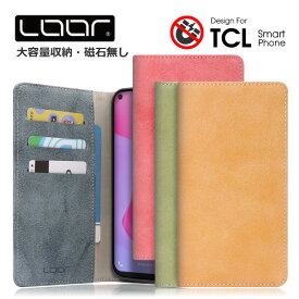 LOOF SIKI TCL 10 Lite Pro ケース カバー 10Lite 10Pro ケース カバー 手帳型 スマホケース カード収納 カードポケット マグネットなし スタンド シンプル 定番