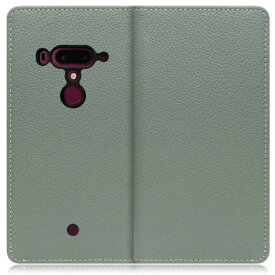 LOOF BOOK HTC U12+ ケース カバー U 12+ U 12 plus ケース カバー 手帳型 スマホケース 本革 レザー カード収納 カードポケット マグネットなし スタンド 大人かわいい Leather