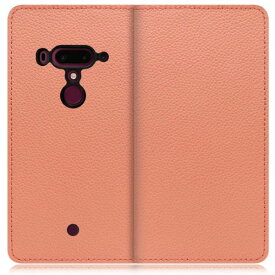 LOOF BOOK HTC U12+ ケース カバー U 12+ U 12 plus ケース カバー 手帳型 スマホケース 本革 レザー カード収納 カードポケット マグネットなし スタンド 大人かわいい Leather