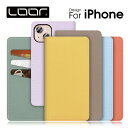 LOOF BOOK iPhone 16e 16 15 Pro iPhone14 Pro Max Plus ケース iPhone13 iPhone12 11 Pro Max ケース カバー iPhone X XS Max XR 8 7 6 6s Plus 14 13 12 11 Pro Max Plus ケース カバー 手帳型 スマホケース 本革 レザー カード収納 マグネットなし スタンド 大人かわいい