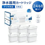 【国内検査済み】 ブリタ互換 浄水カートリッジ マクストラ対応 高性能フィルター 塩素97%除去 不純物強…