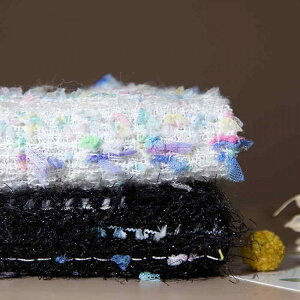ツイード 生地 混紡 幅150 長さ100cm 韓国 春秋 上品 きれいめ 布 ハンドメイド DIY 手作り 衣料品 服飾 手芸 雑貨 コート スカート ジャケット
