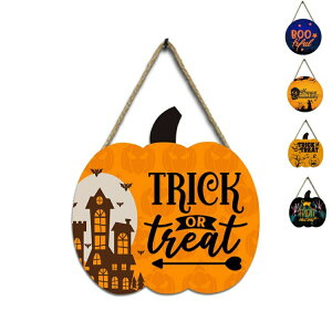 【早い者勝ち★300円Offクーポン】ハロウィン 飾り 玄関 装飾 木製プレート ボード ドア ウォール お化け屋敷 オーナメント かぼちゃ ゴースト 置物 ハロウィーン ハロウ オブジェ HALLOWEEN 全