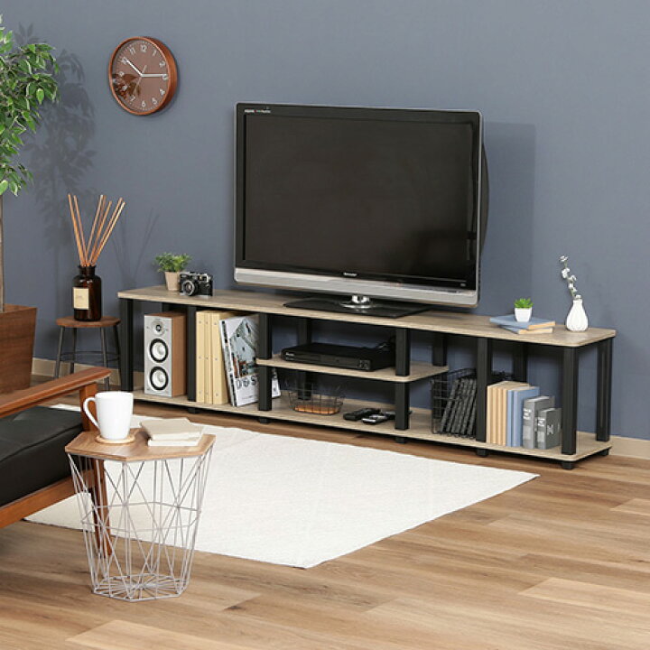 楽天市場】【最大1万円ｸｰﾎﾟﾝ7/4-10】 テレビ台 幅1800×奥行295×高さ ID　245566　テレビ台