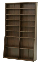 書棚 本棚 壁面収納 キャビネット 木製 BK-1220BR