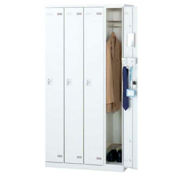 楽天市場】【最大1万円ｸｰﾎﾟﾝ3/20-25】 4人用ロッカー ホワイト 