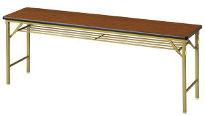 【P5倍10/30 13-15時&最大1万円クーポン10/30】 【法人限定】 会議テーブル 折りたたみ 幅1800×奥行450×高さ700mm 共張り 棚付き ミーティングテーブル フォールディング 日本製 完成品 オフィス WL-1