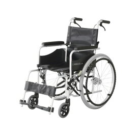 【法人送料無料】車椅子 アルミ製 スタンダードモデル ブラック ノーパンクタイヤ仕様 フットサポート3段階調節機能付き 医療機関 福祉施設 介護施設 備品 WE-K1